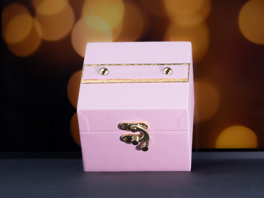 Baby pink mini trunk