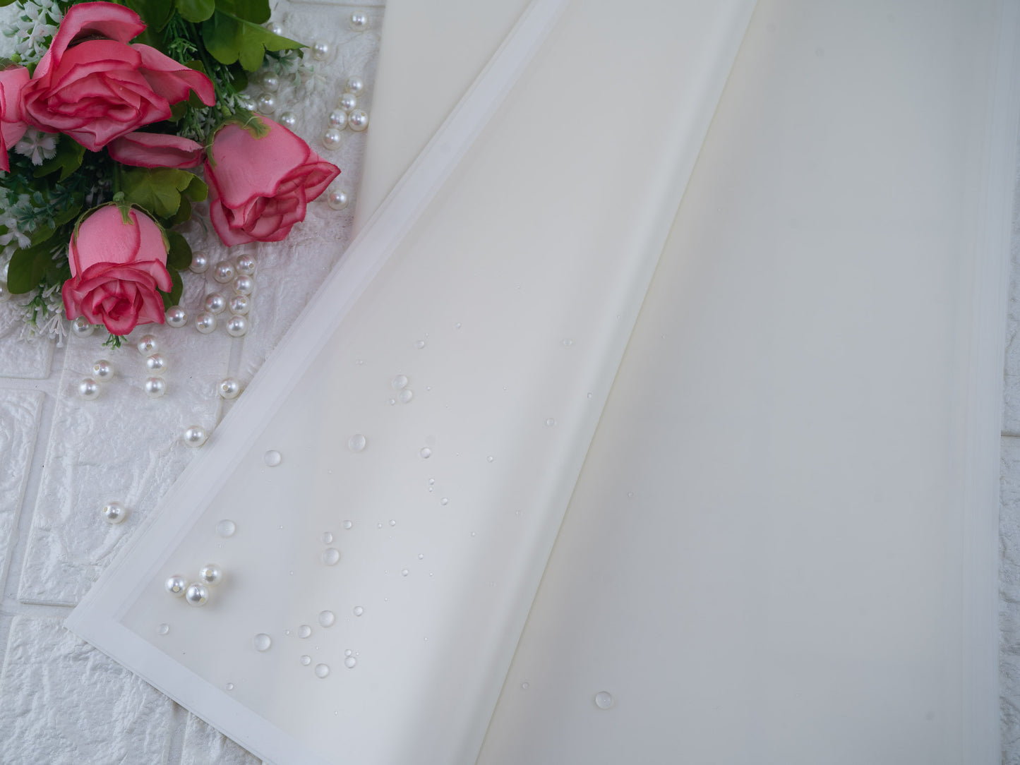 Bouquet sheets White with white lining