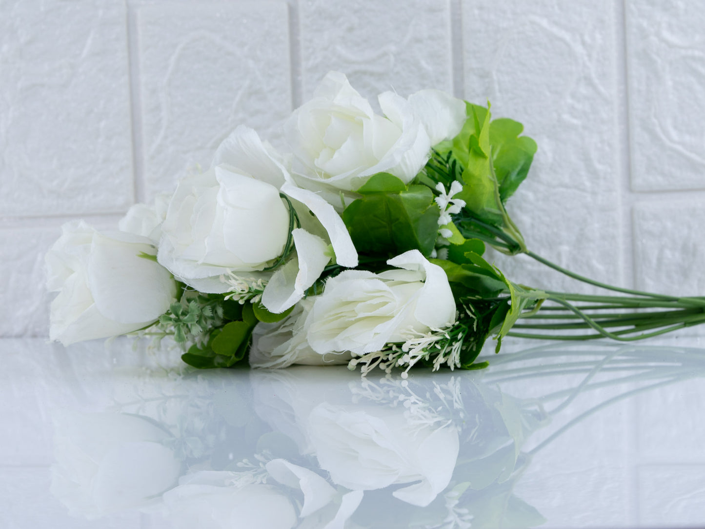 White rose bunch