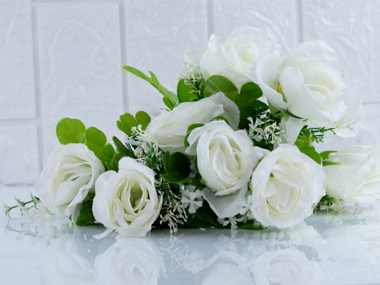 White rose bunch