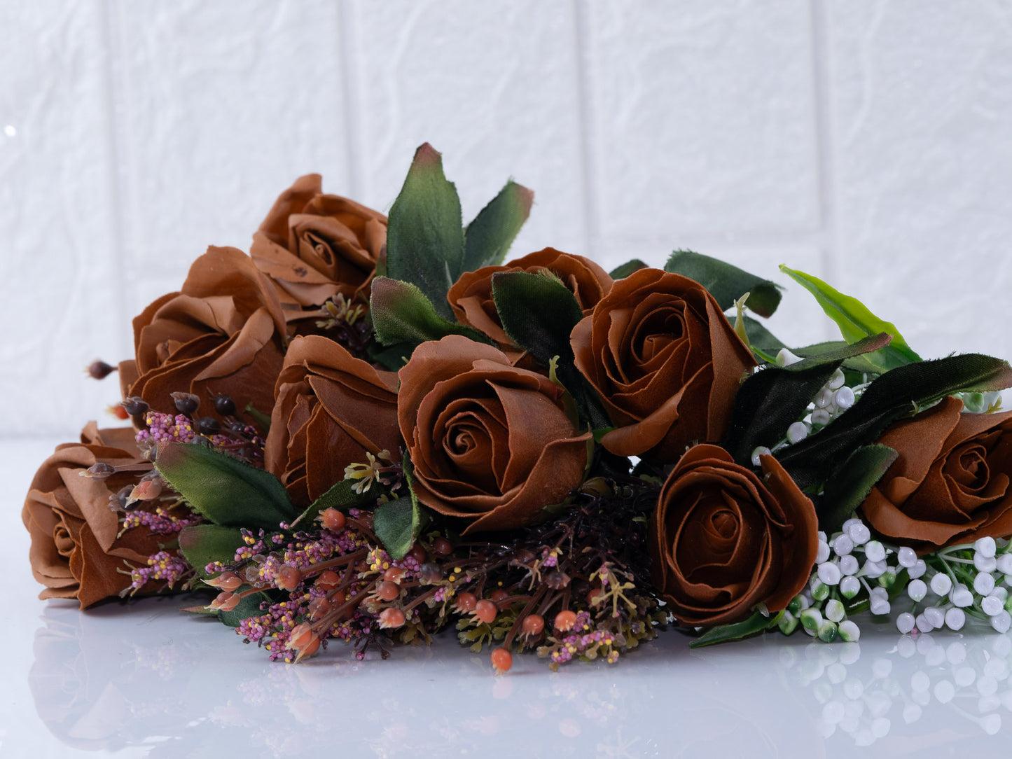 Scented rose chocolate brown