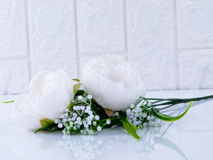 White peony ( pack of 2)