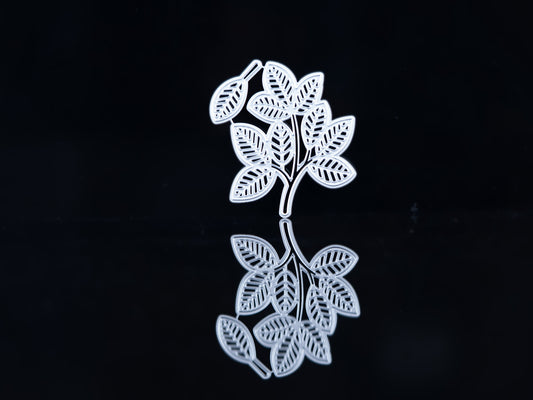 Leaf with stem steel die