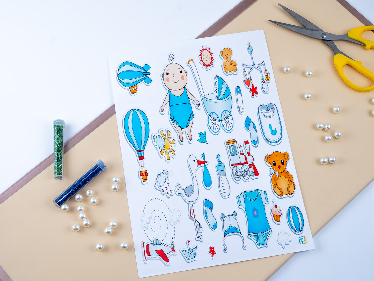 Baby boy tag sheets