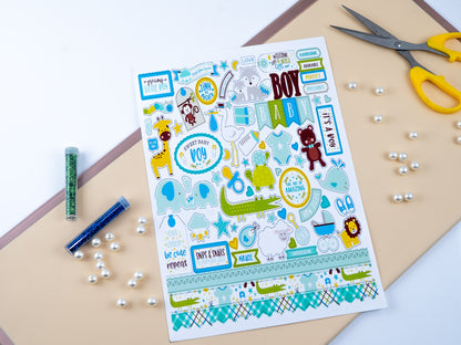 Baby boy tag sheets