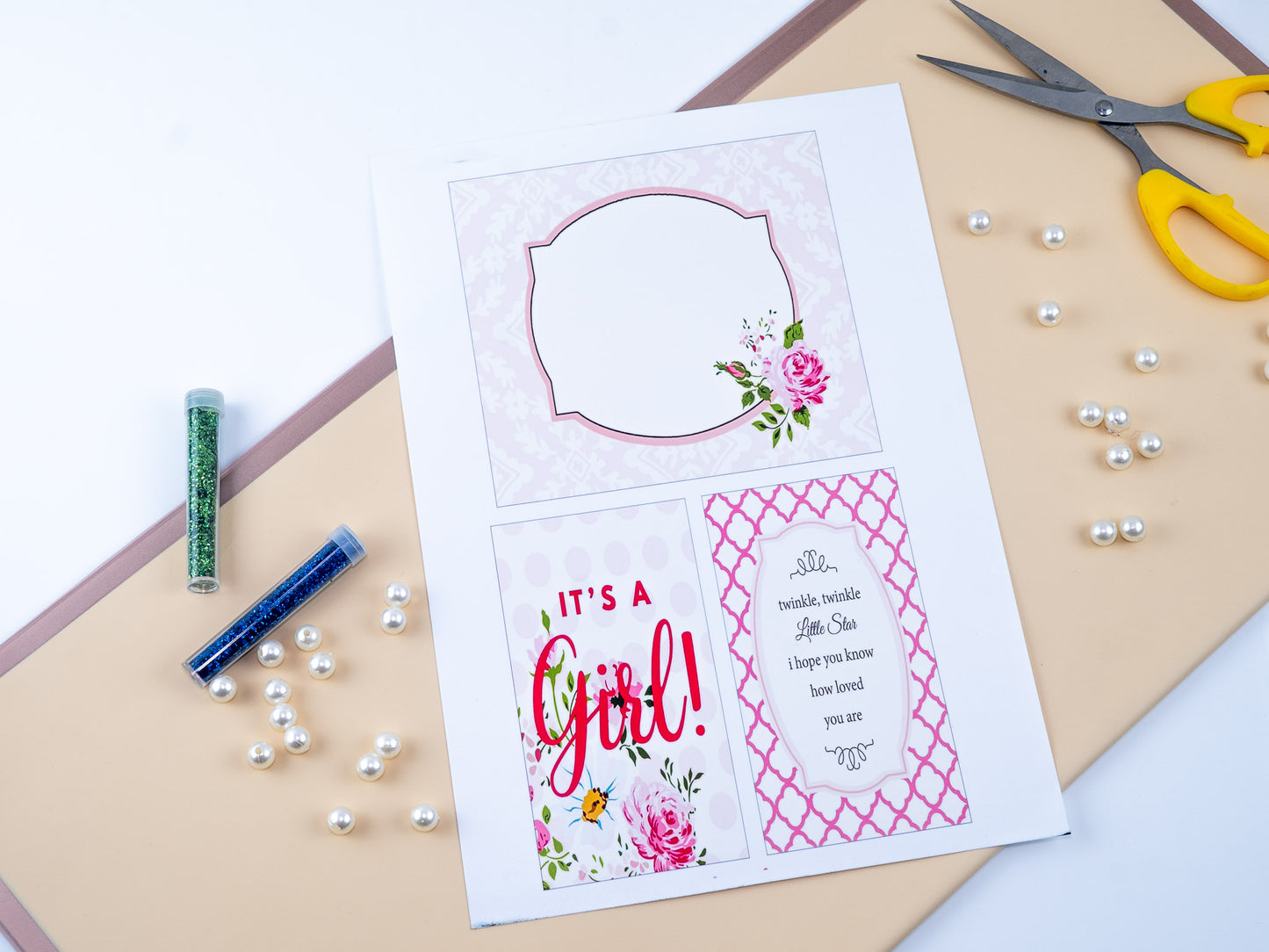 Baby girl tag sheets