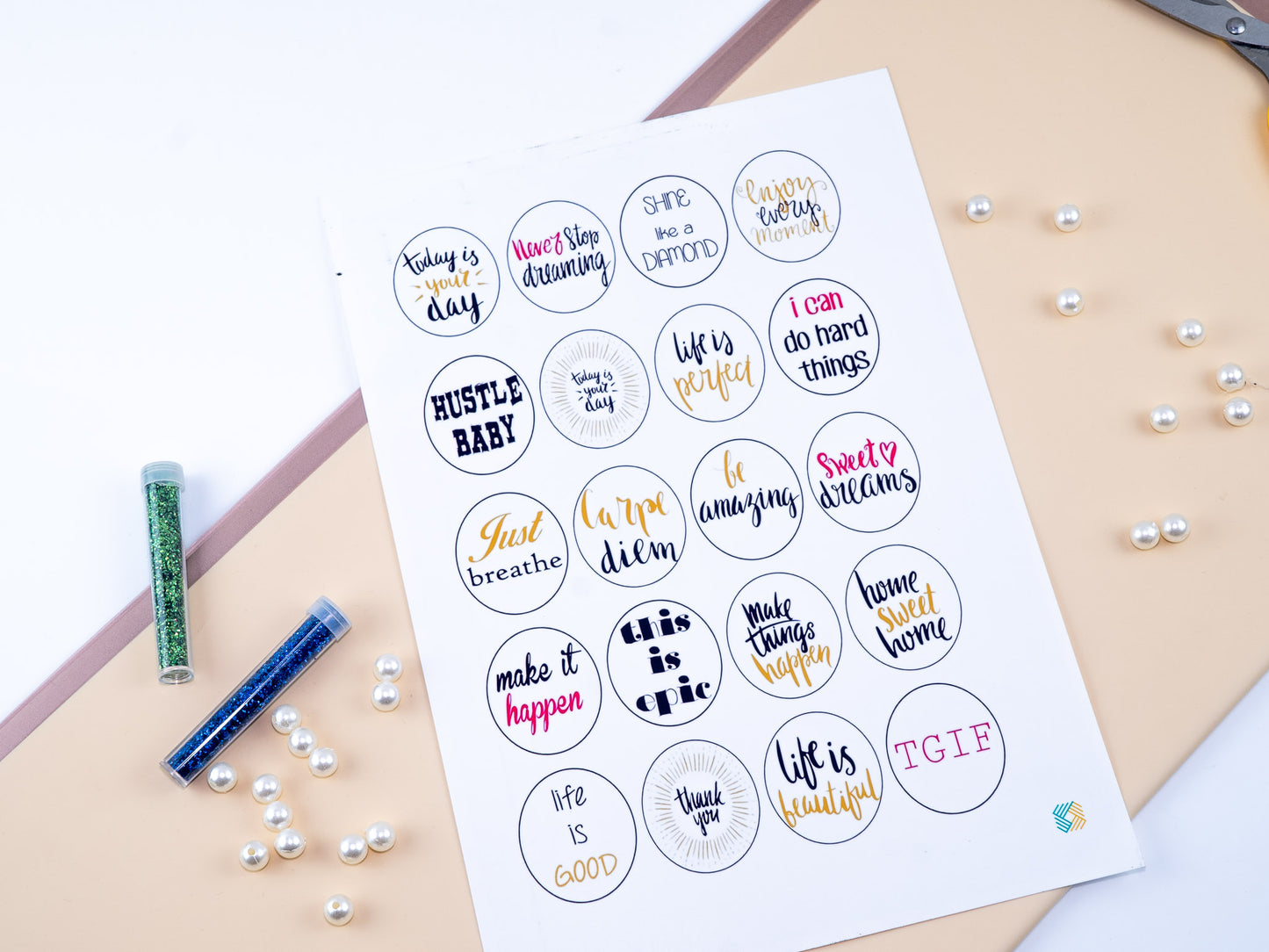 Birthday tag sheets