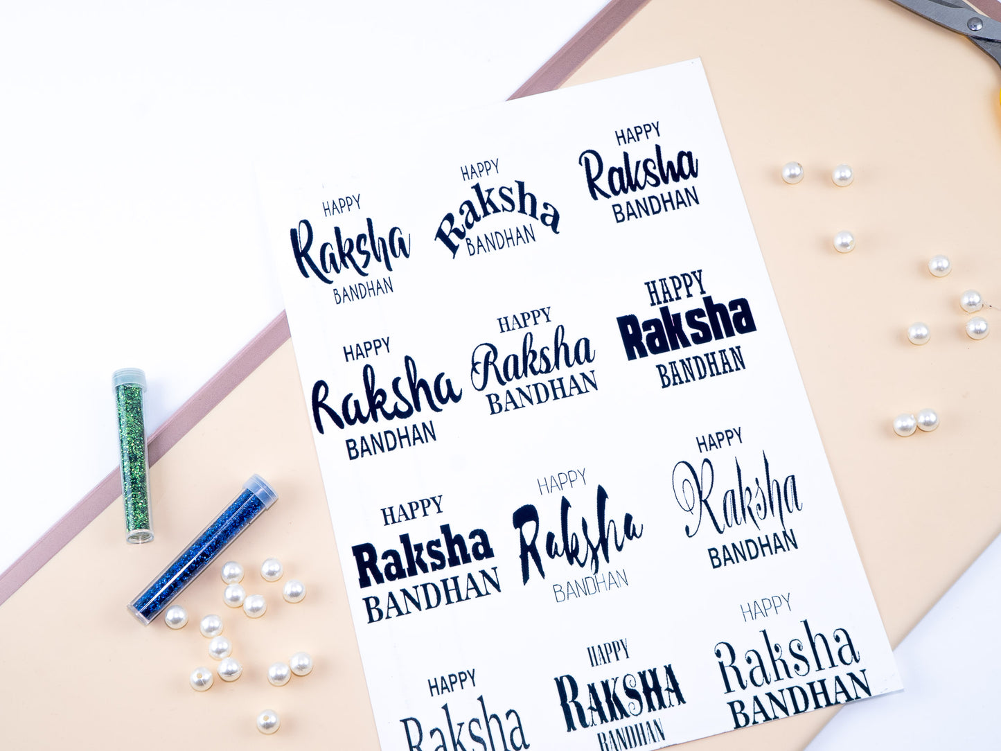 Rakhi tag sheets