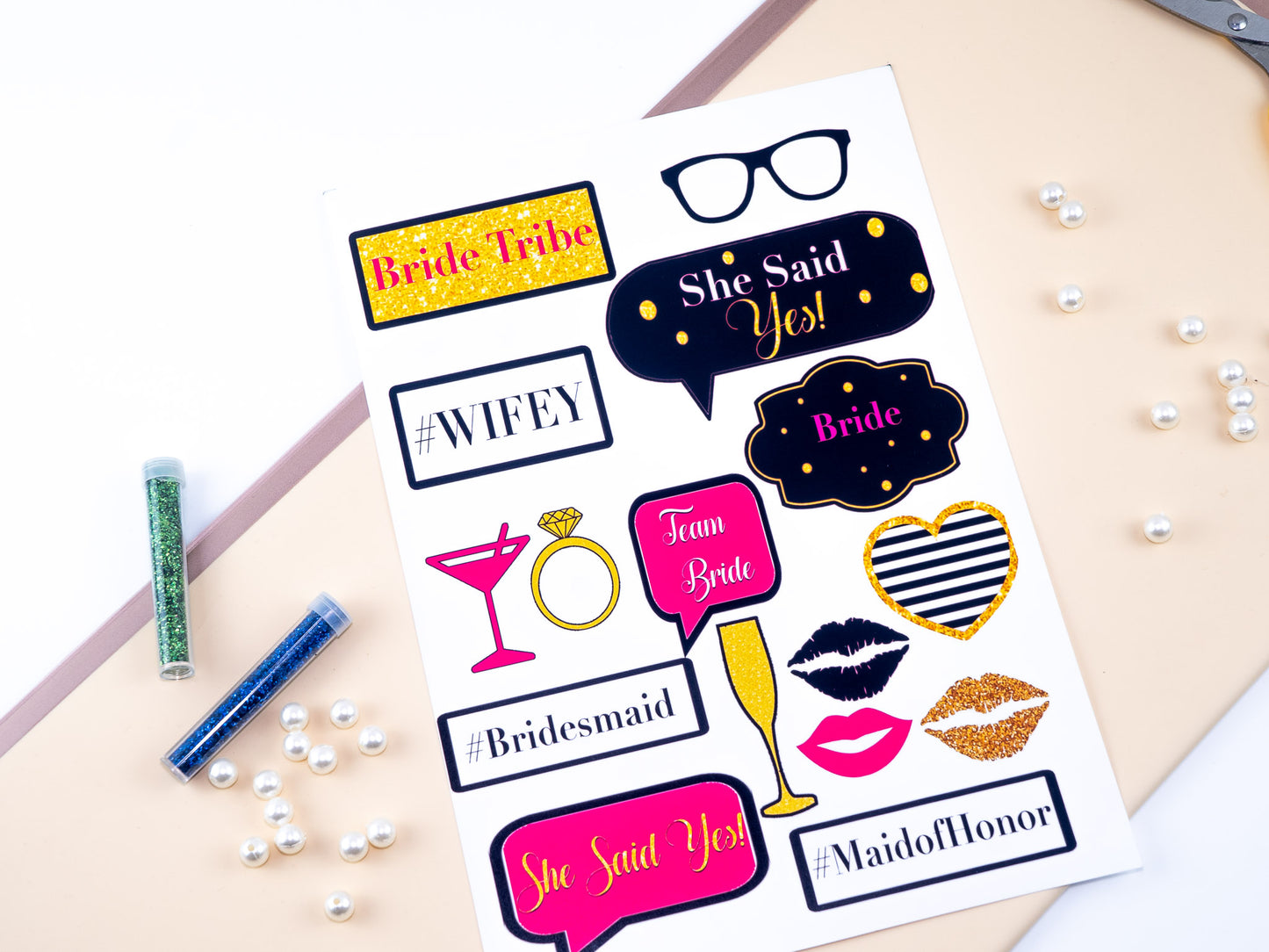 Wedding tag sheets