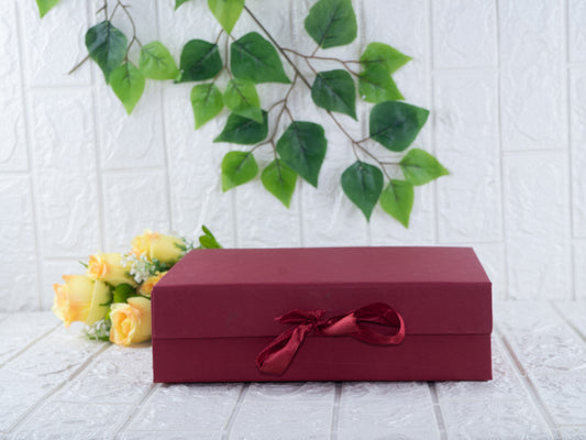 Collapsible box Maroon