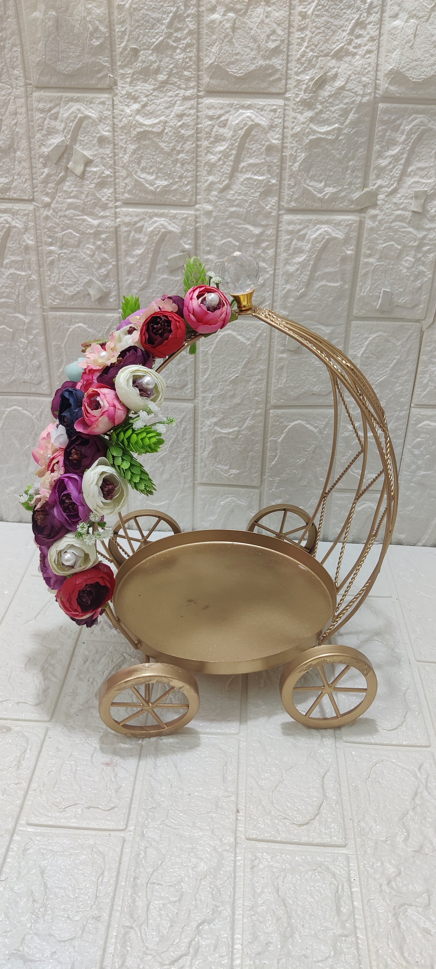 Metal Cart Decor