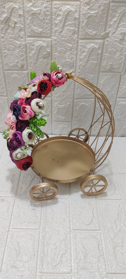 Metal Cart Decor